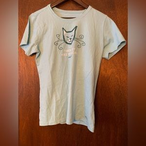 Women’s M Life Is Good tee shirt, new with tag.